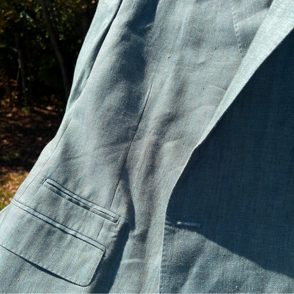Tallia Macys Men's Linen Sportscoat Blazer 52L - Picture 10 of 10